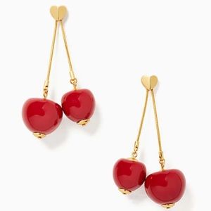 Kate Spade tutti fruity cherry linear earring